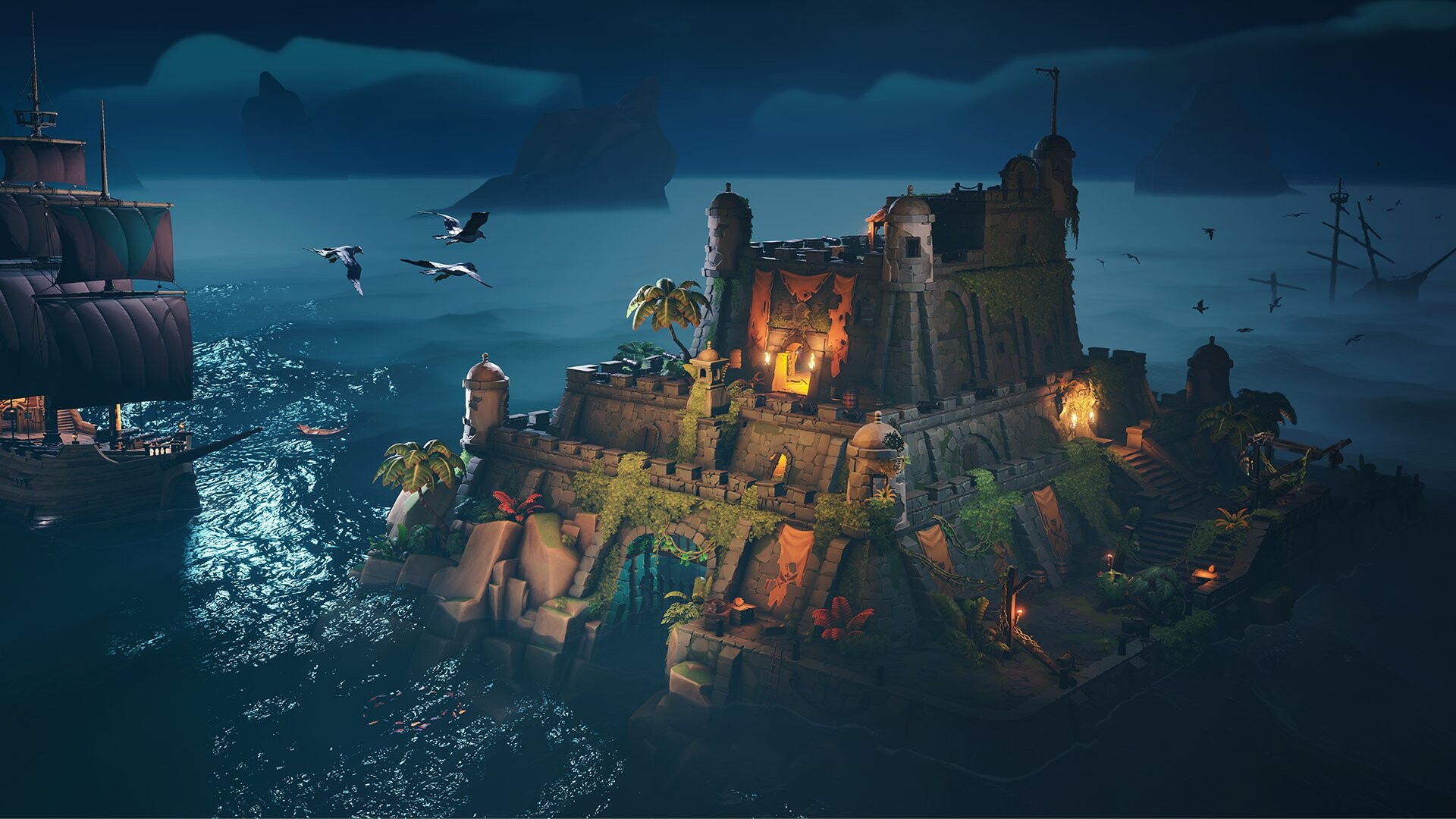 Sea of more. Морские Форты Sea of Thieves. Испанский Форт Sea of Thieves. Sea of Thieves крепость.