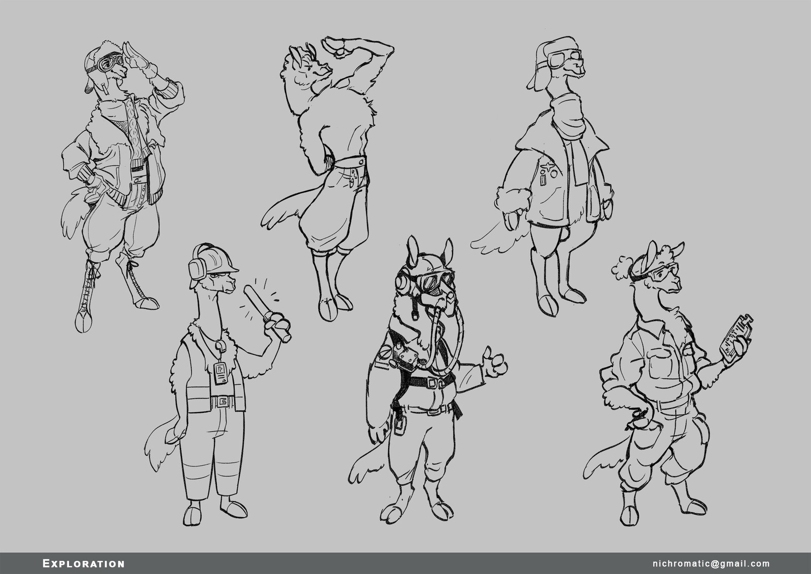 Nico Morales Animal Pilot Character Design Nico Morales Animal Pilot Character Design