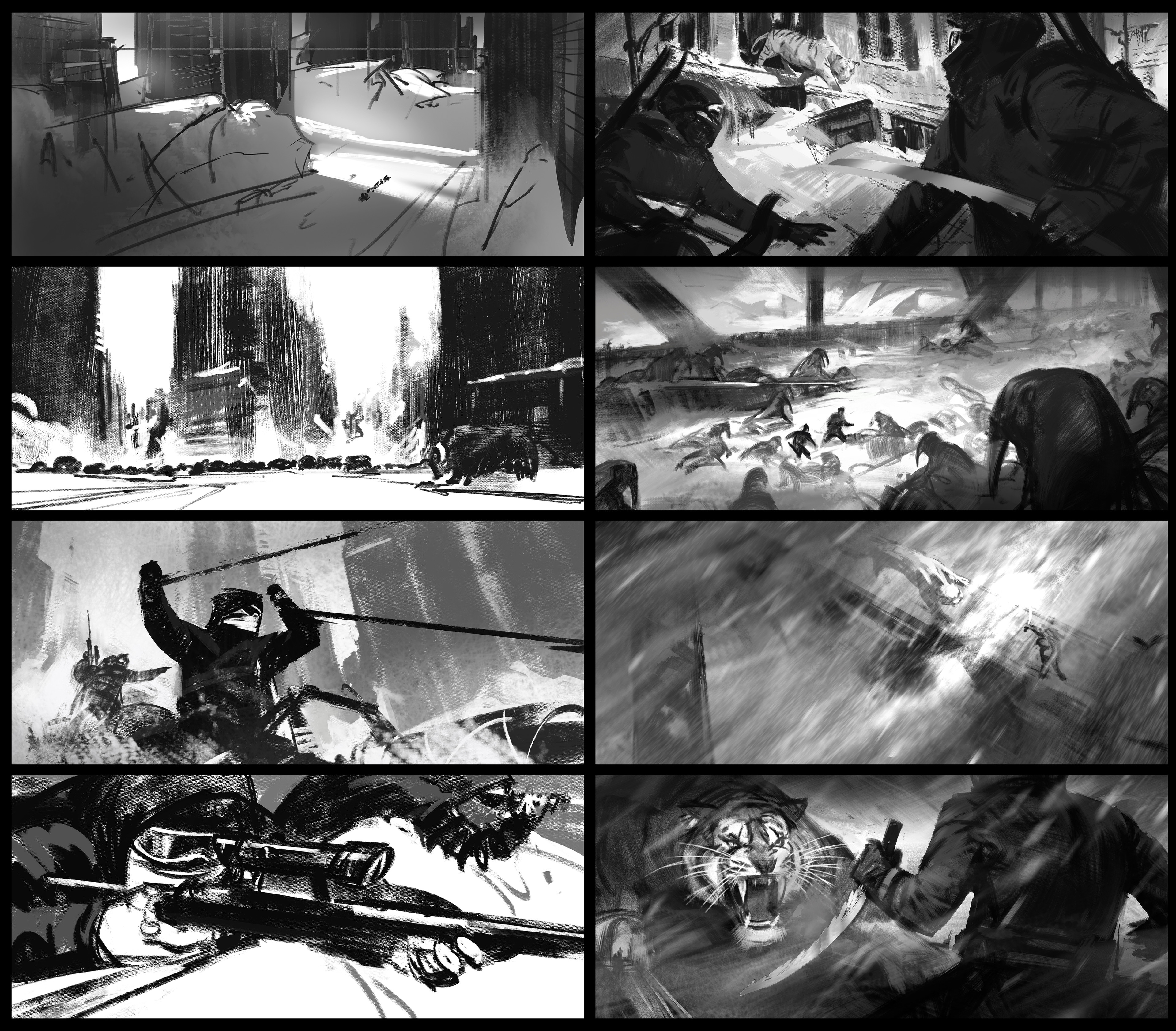 bw story sketches