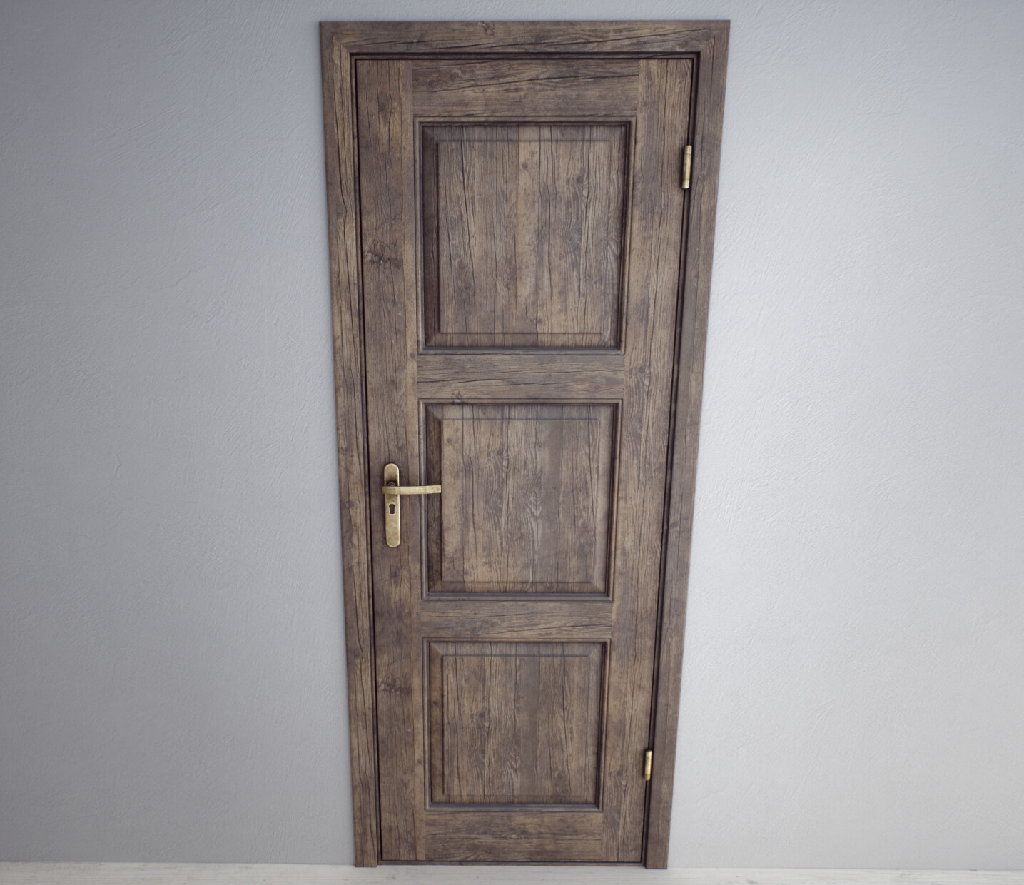 Testing material settings for wood.