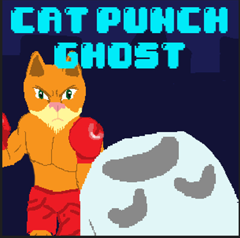ArtStation Cat Punch Ghost Characters