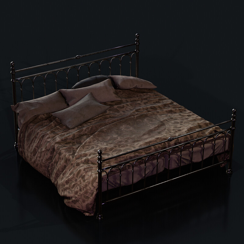 Old Bed - (Horror Bedroom)