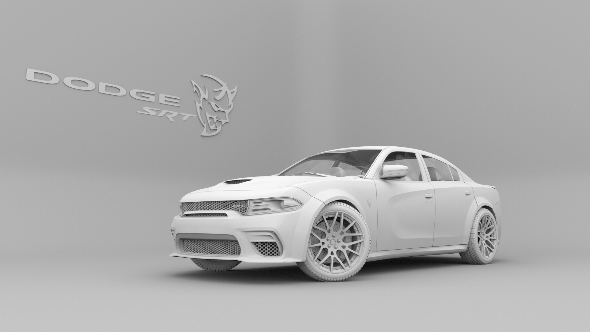 Chetan rajesh chauhan 3d 2021 dodge charger widebody srt demon