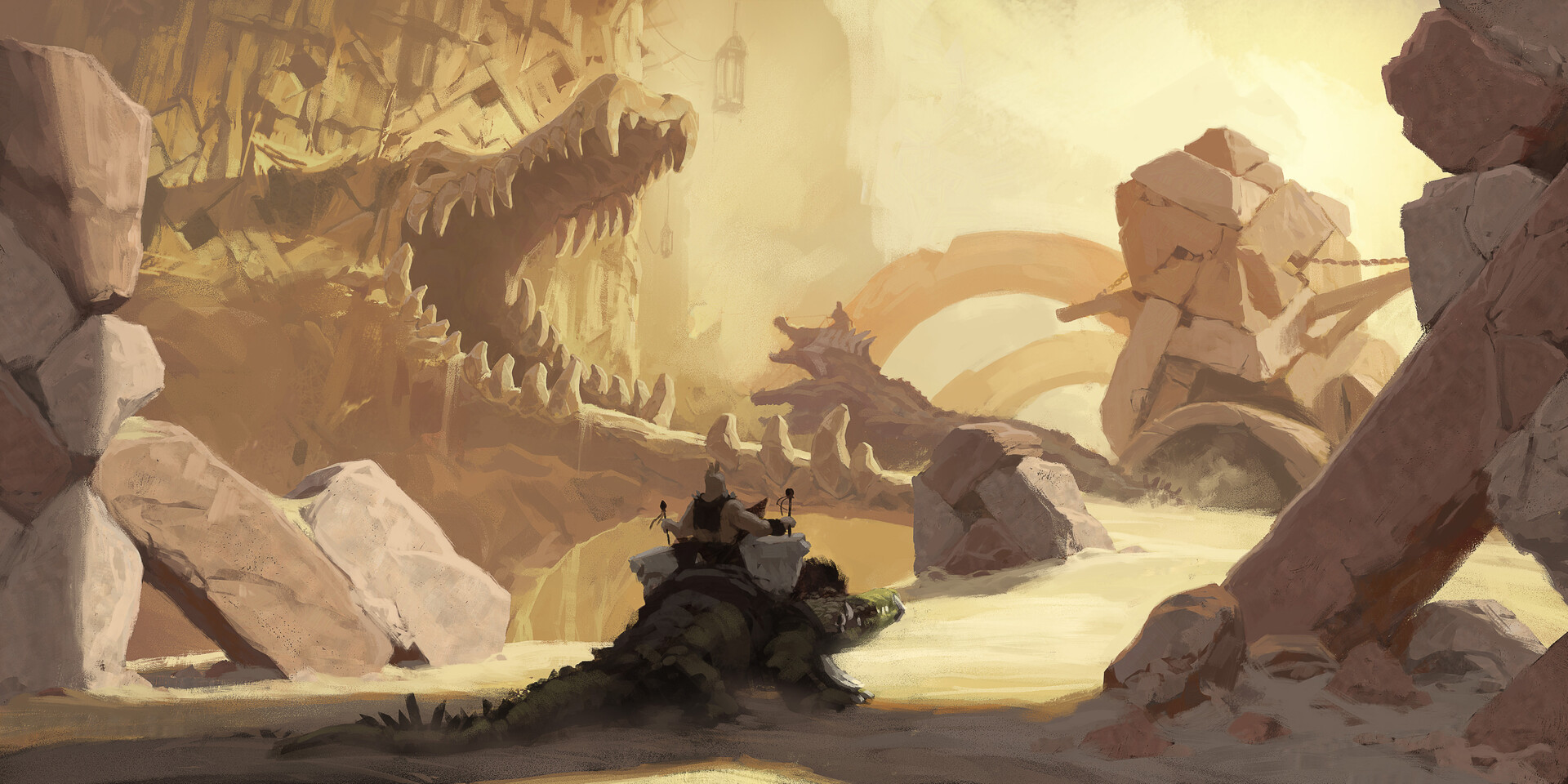 ArtStation - Legends Of Runeterra - Renekton Environment