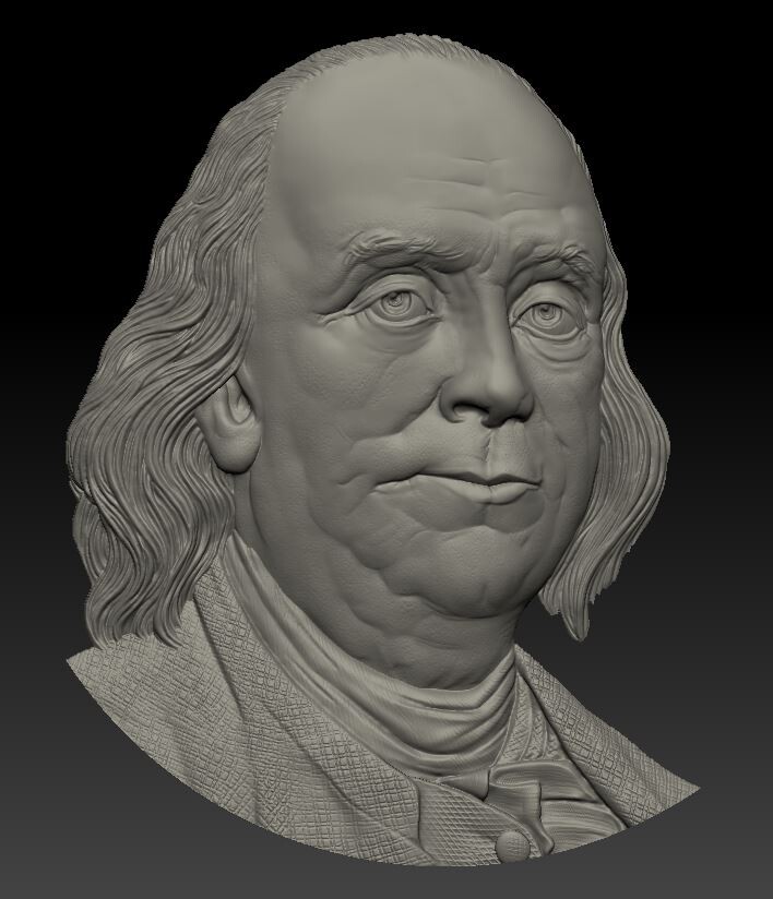 ArtStation Benjamin Franklin Portrait 2022   Andrei Kulygin Zorum Ben Franklin 1 00 22 05 12 