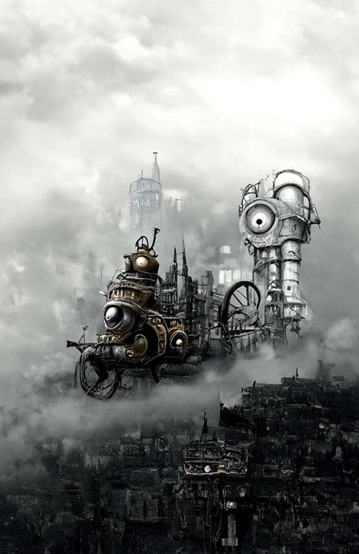 machinarium city, fantasy style, super high detail, | Stable Diffusion |  OpenArt