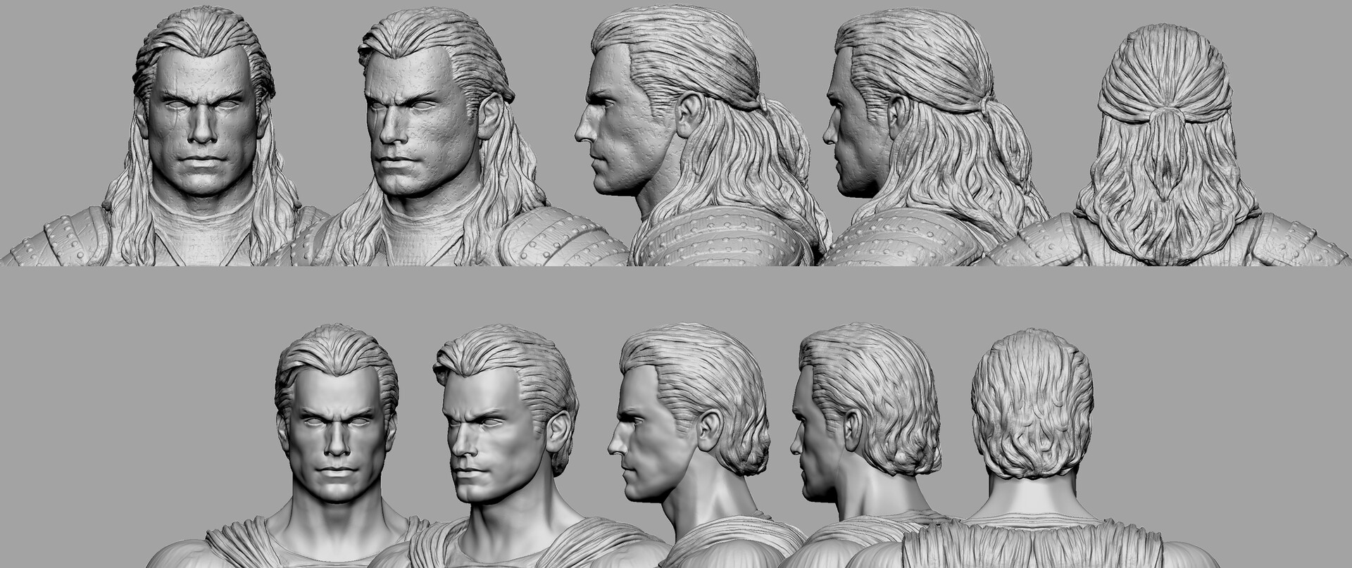 ArtStation Head sculpture