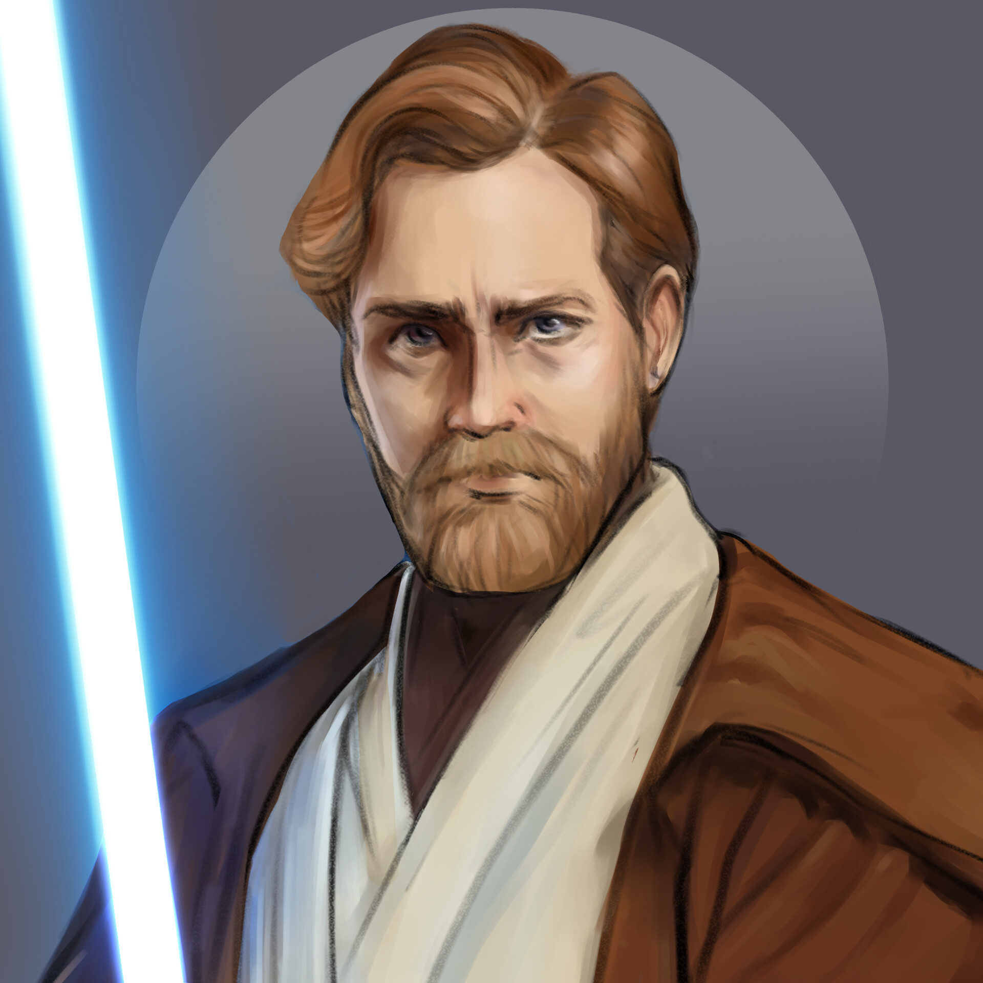 ArtStation Obi wan Kenobi portrait
