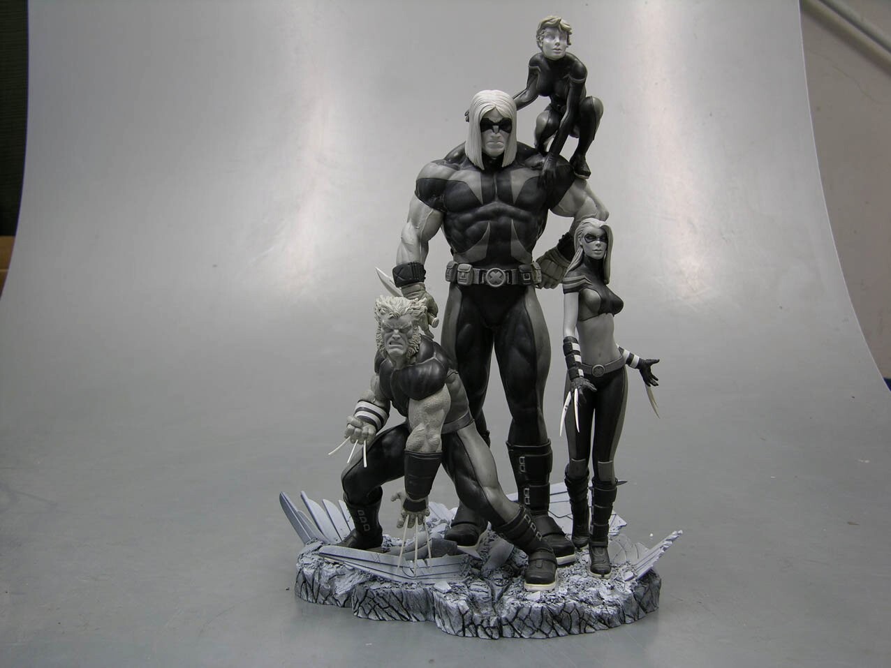 ArtStation - X-Force Diorama by Sideshow Collectibles.