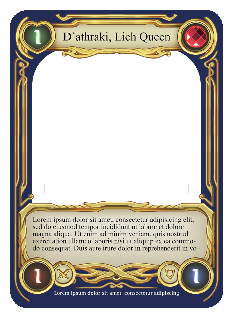 ArtStation Fantasy Card Design