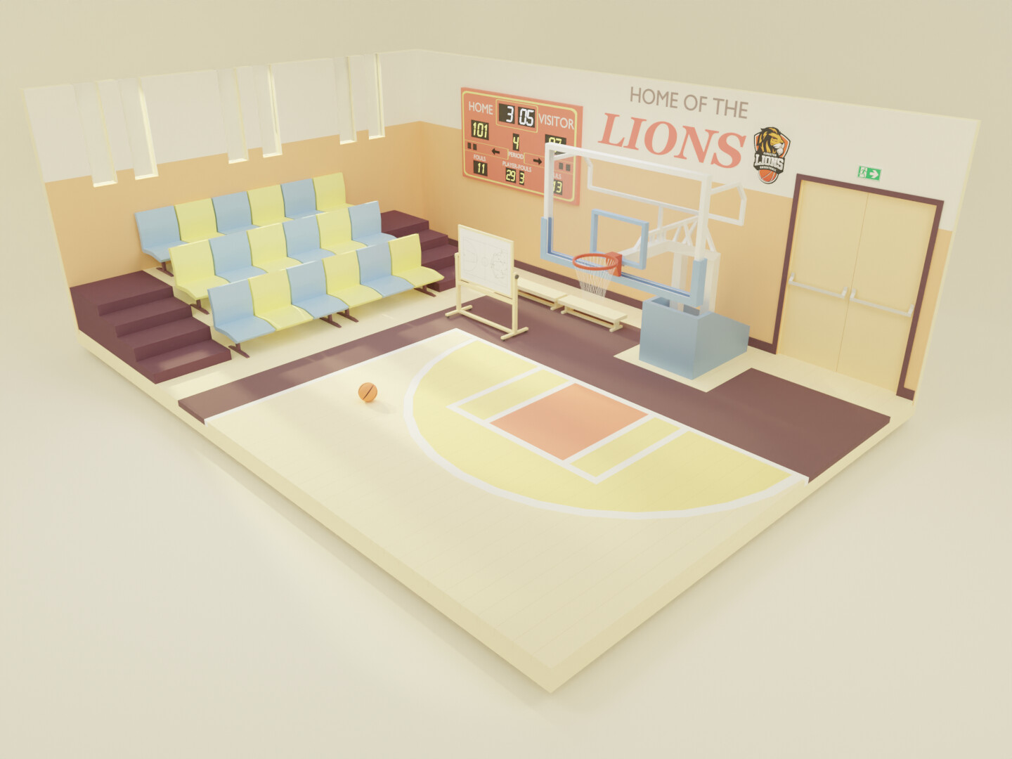 sims 4 cc basketball court