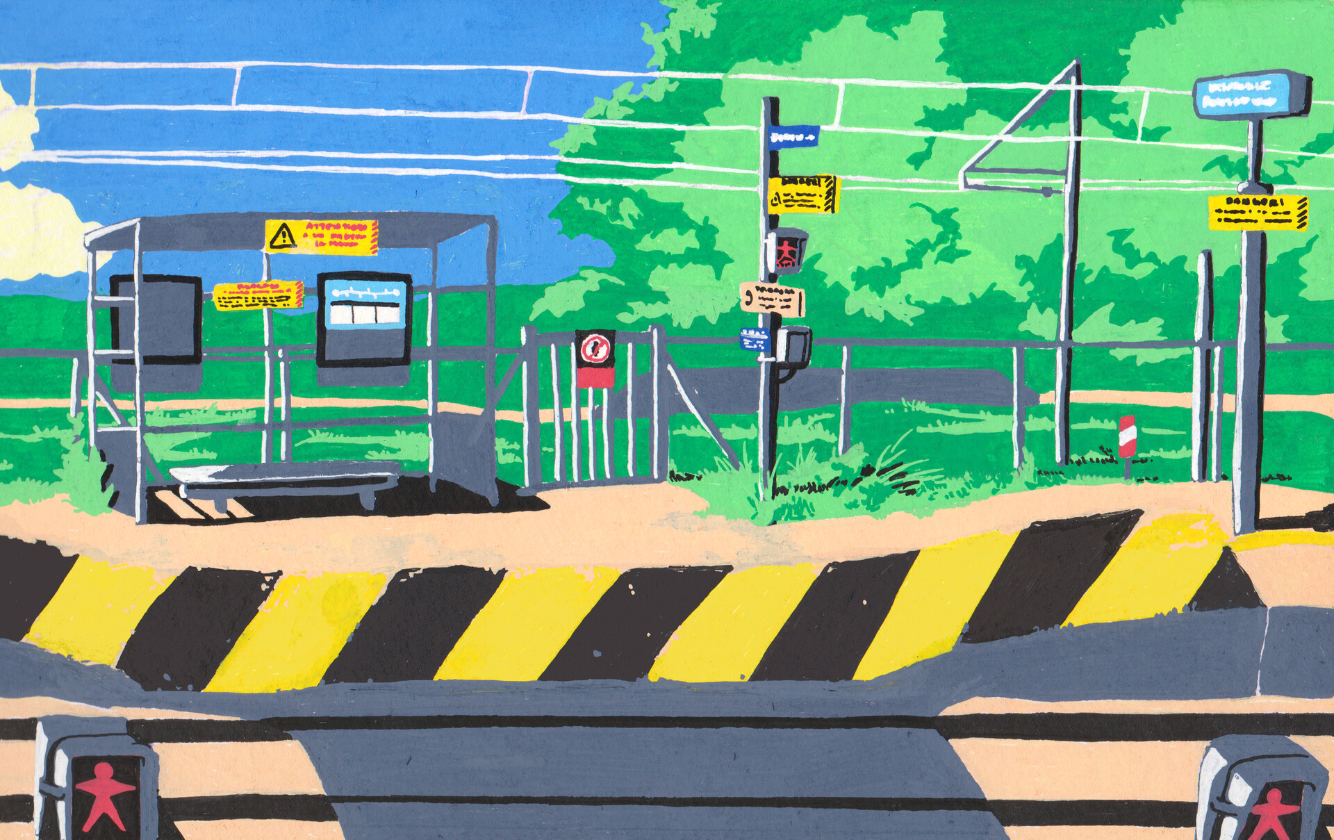 artstation-train-stop