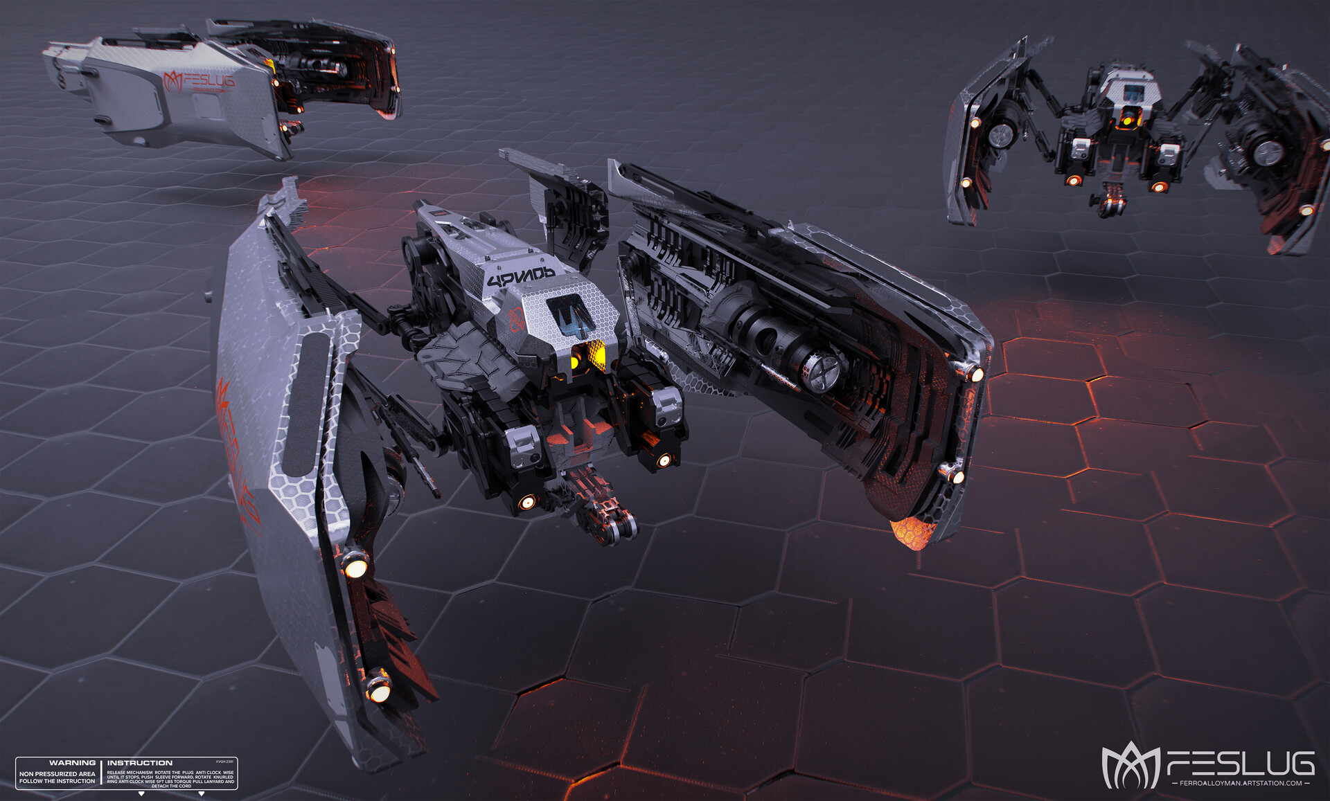 ArtStation One Design Challenge a Daydrone enforcer