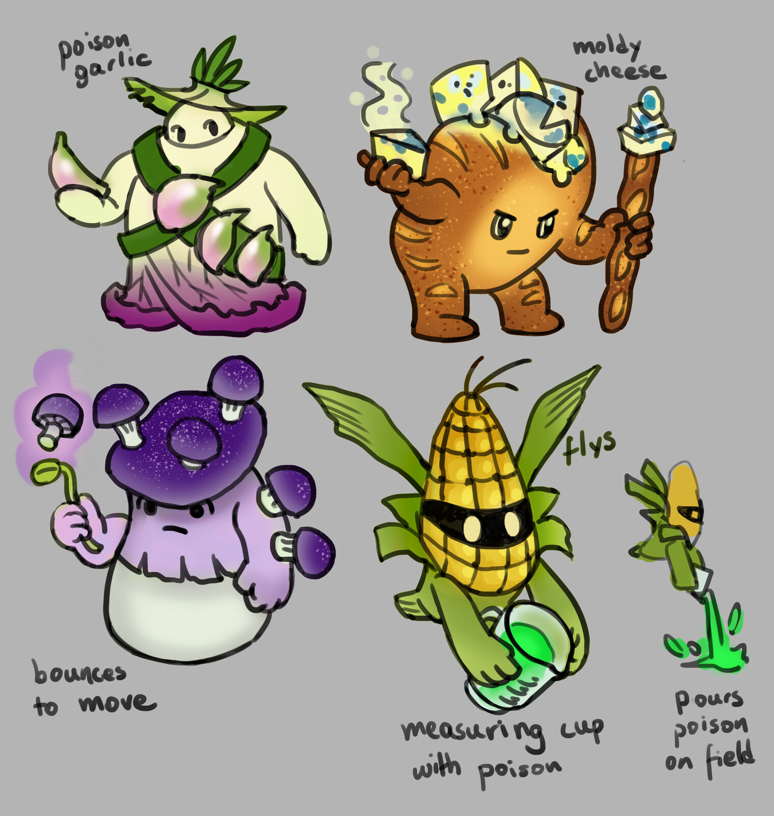 poison based character concepts