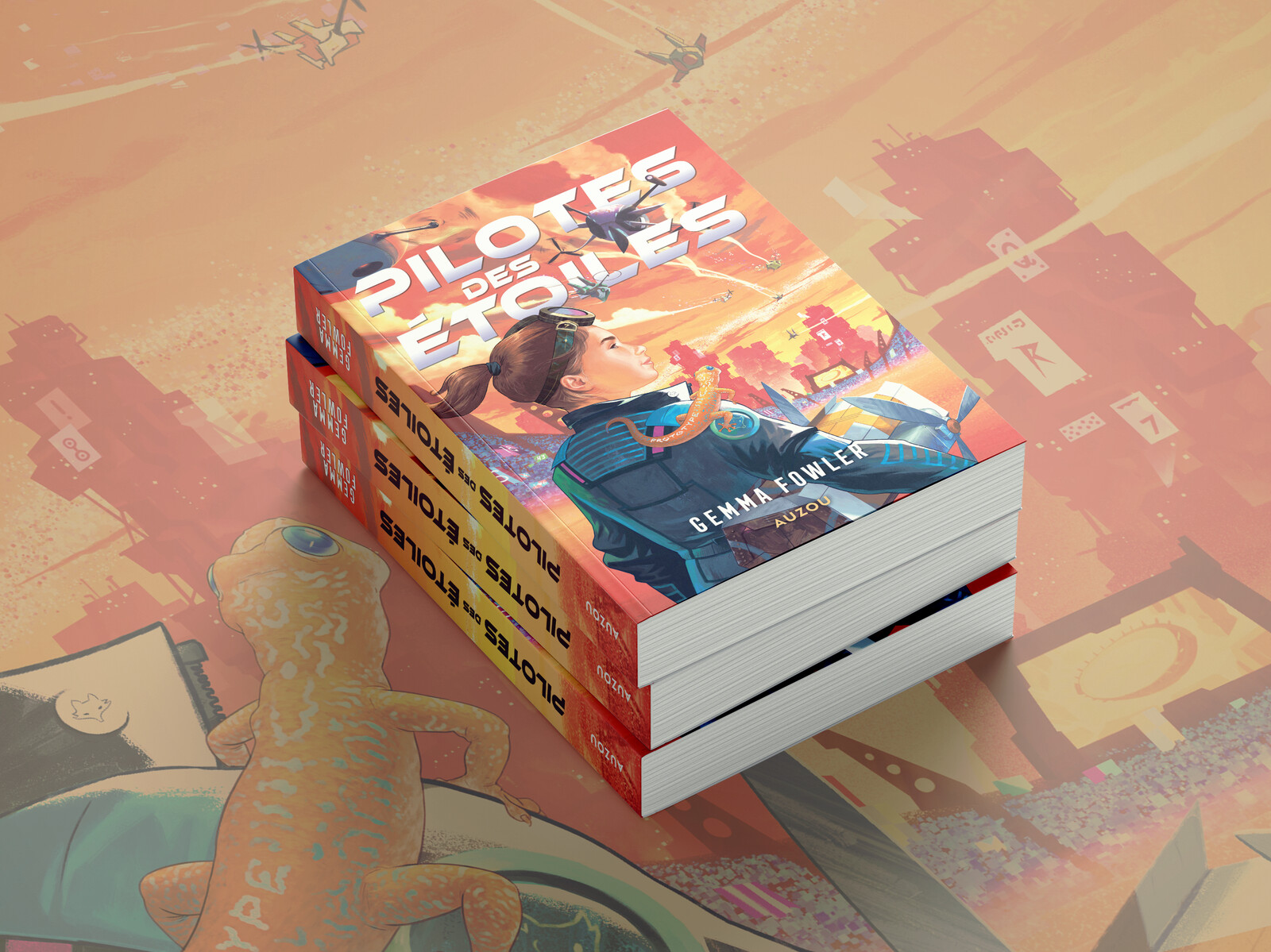 Final title design and book mockup