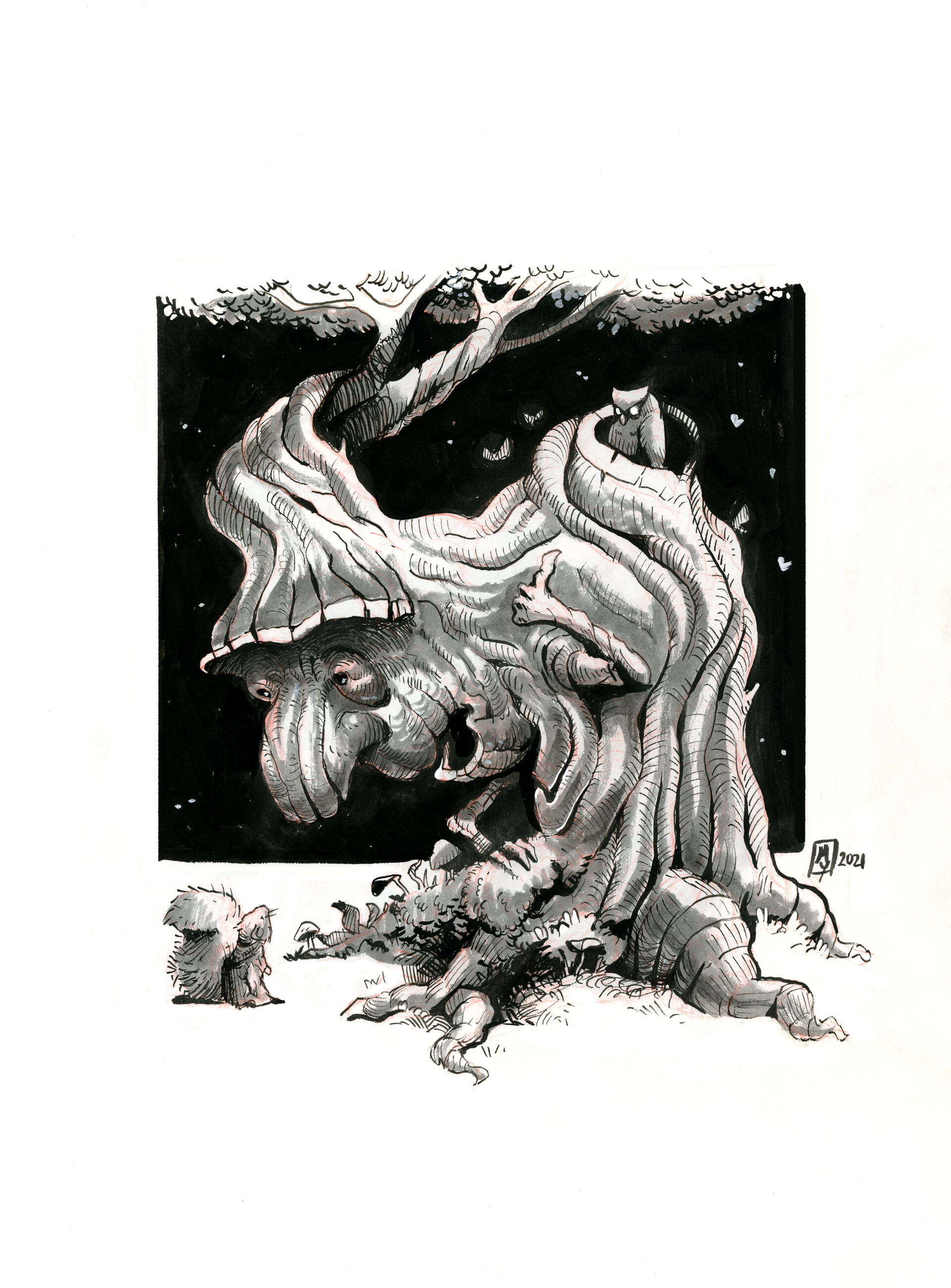 ArtStation Tree knot