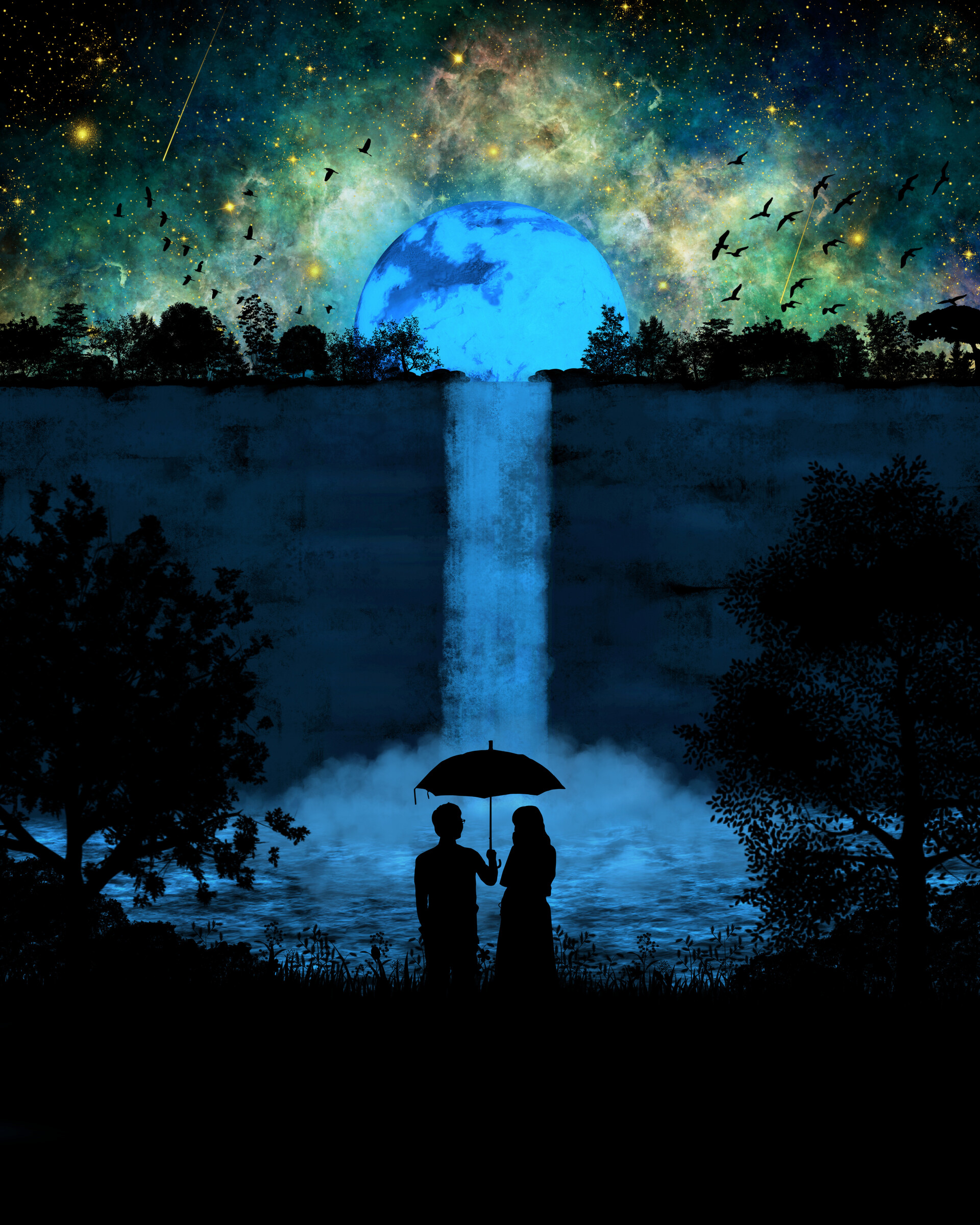 ArtStation - Blue Romance