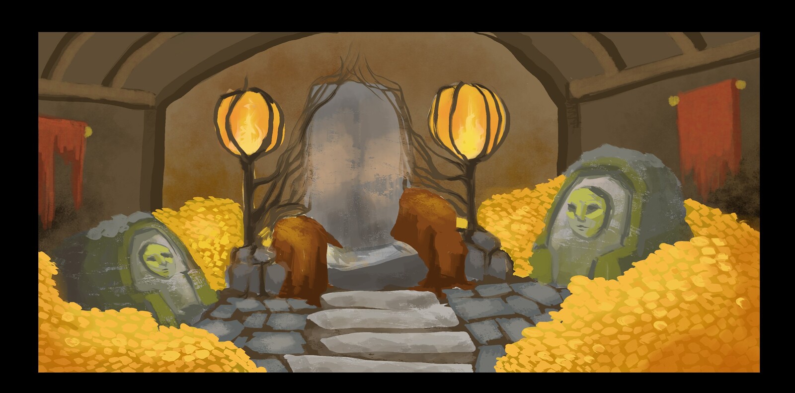 Past Town Final Concept 1 (Kings Throne)
