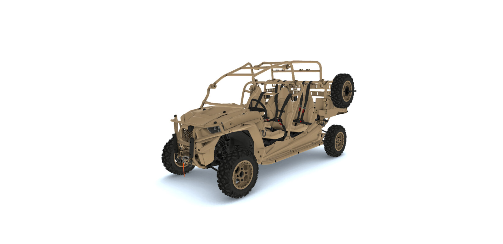 Polaris MRZR D4 Military Tactical Vehicle
