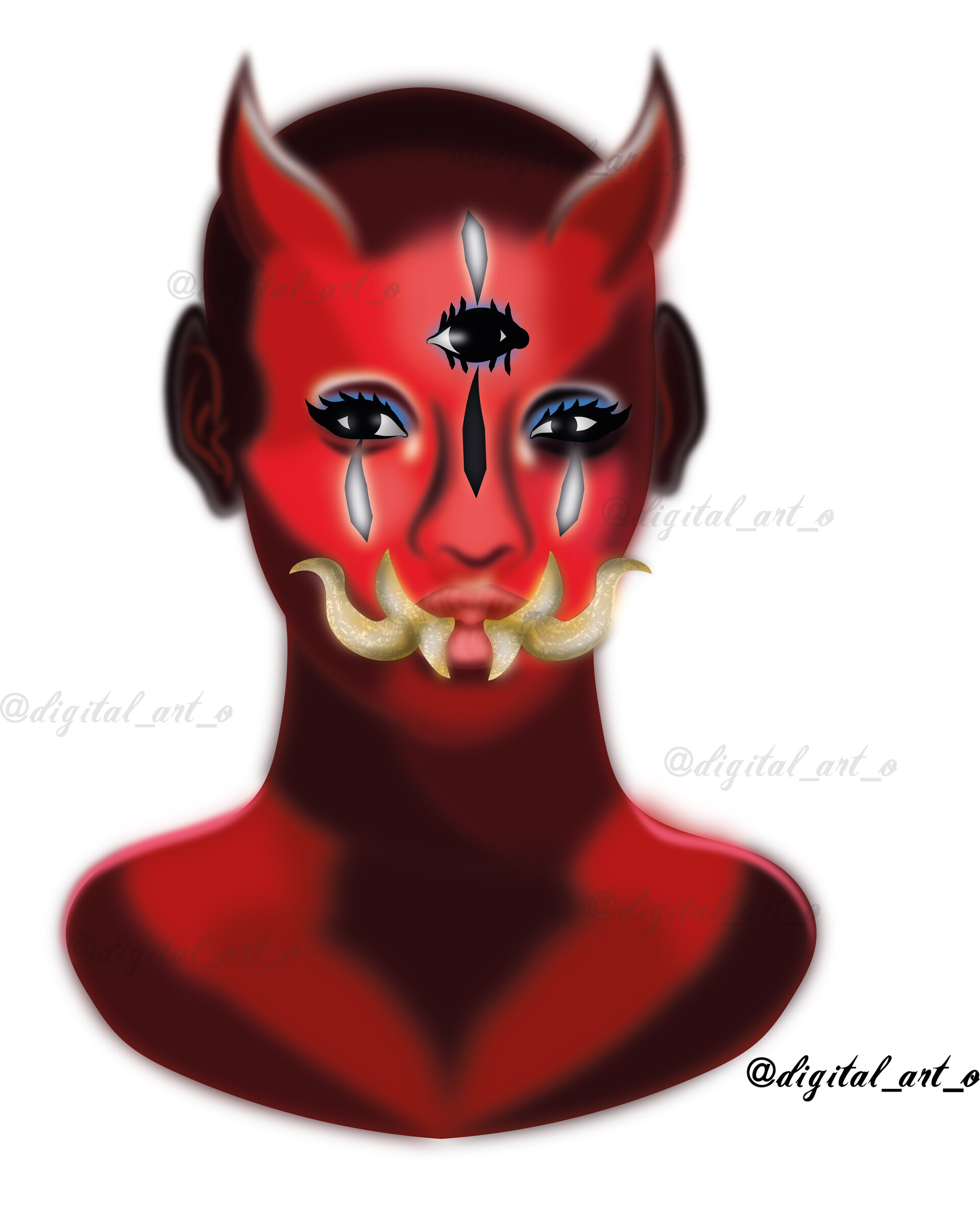 ArtStation - Demon Woman
