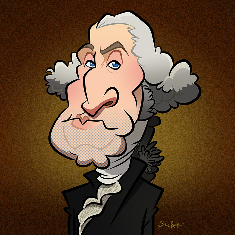 george washington funny cartoon