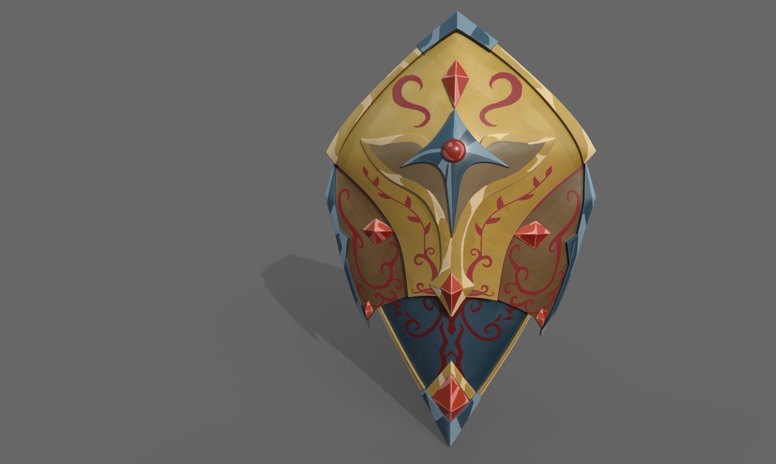 ArtStation Hand painted shield