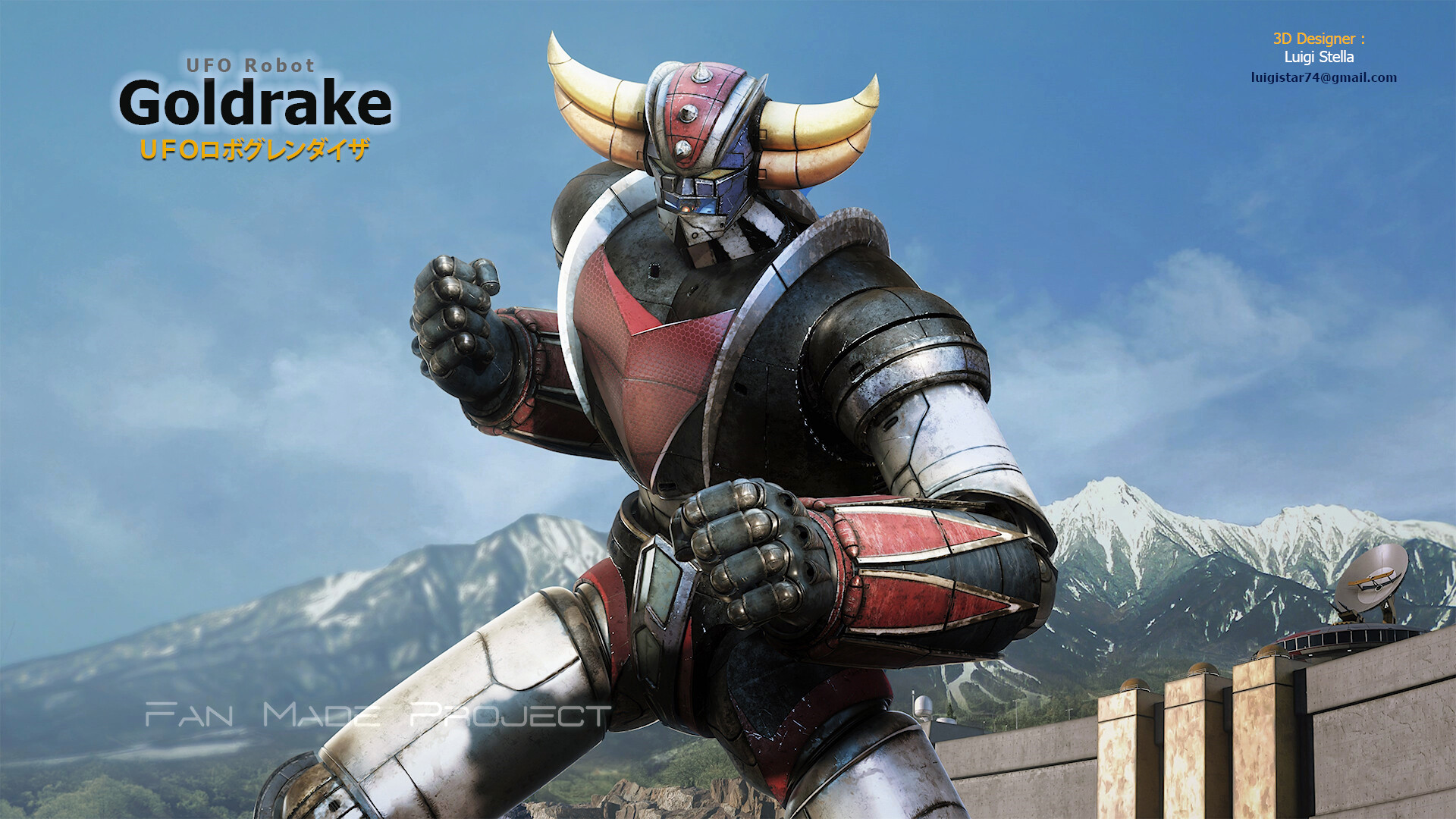 Robot Ovni Grendizer 3d King Arts Diecast Figure Series DFS067 UFO