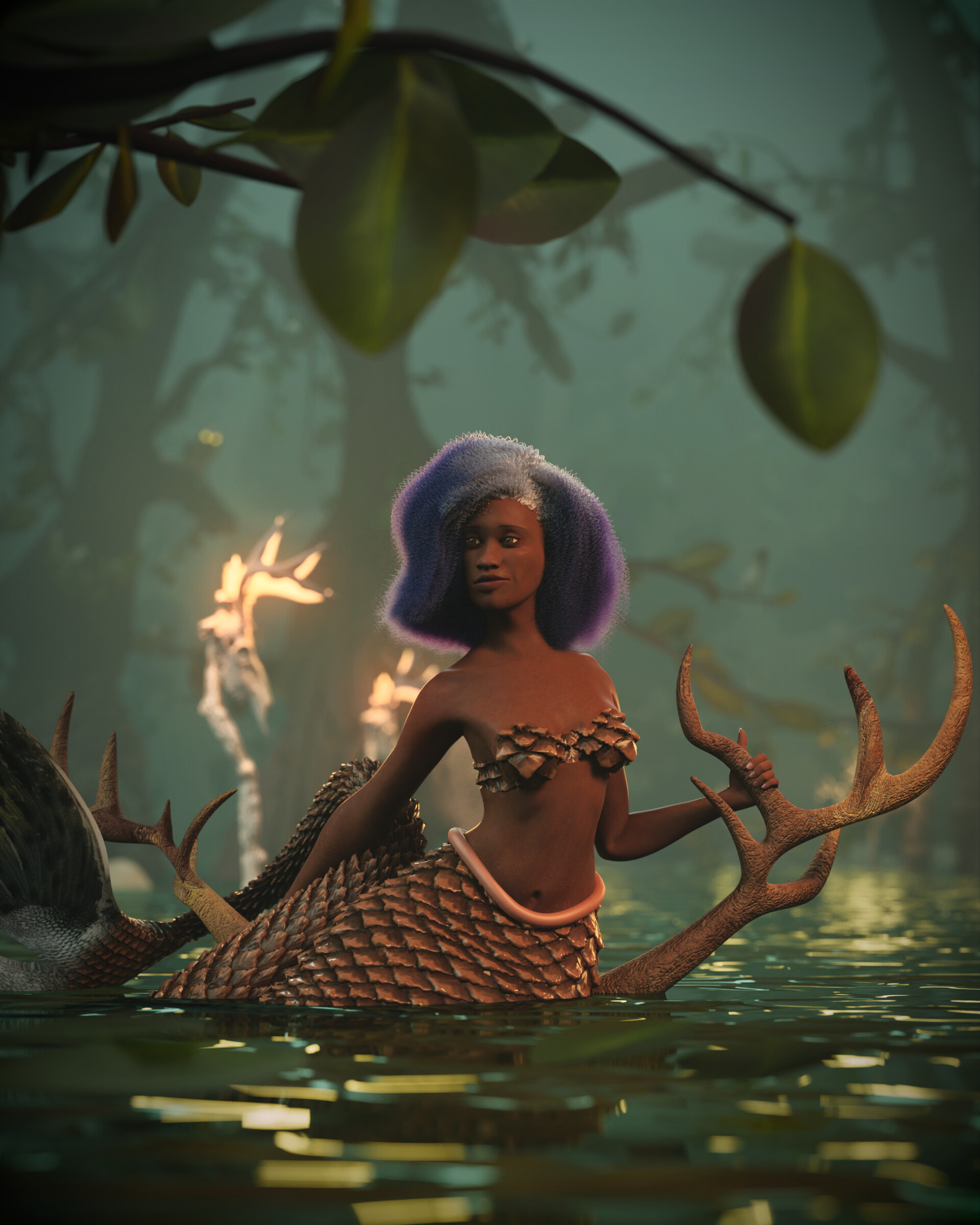 ArtStation - River Mermaid