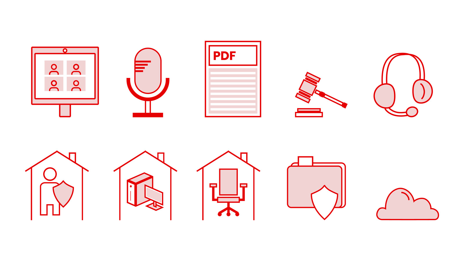 I created several Icons for the different topics of the event. These icons were shown as identifying pictures for the different chatrooms