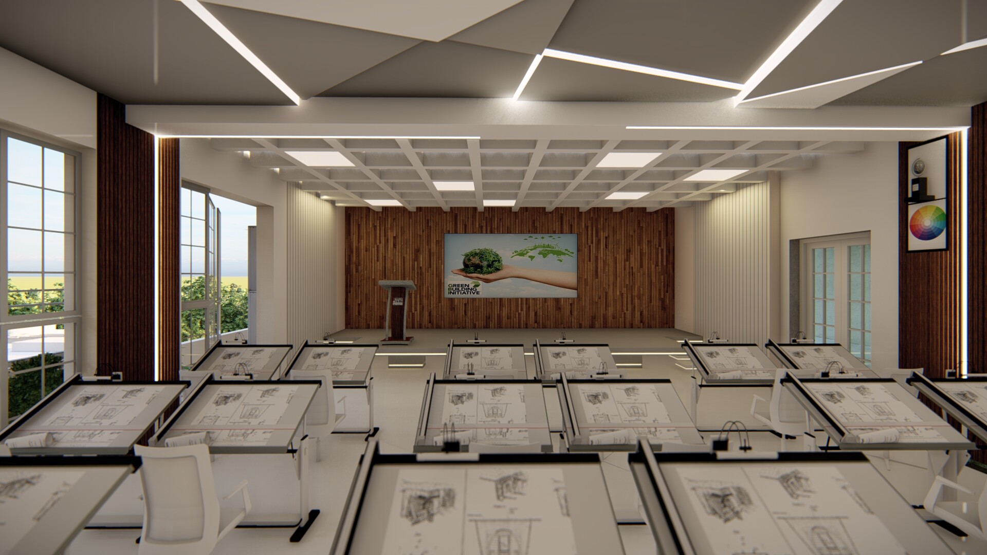 Artstation architectural drafting studio