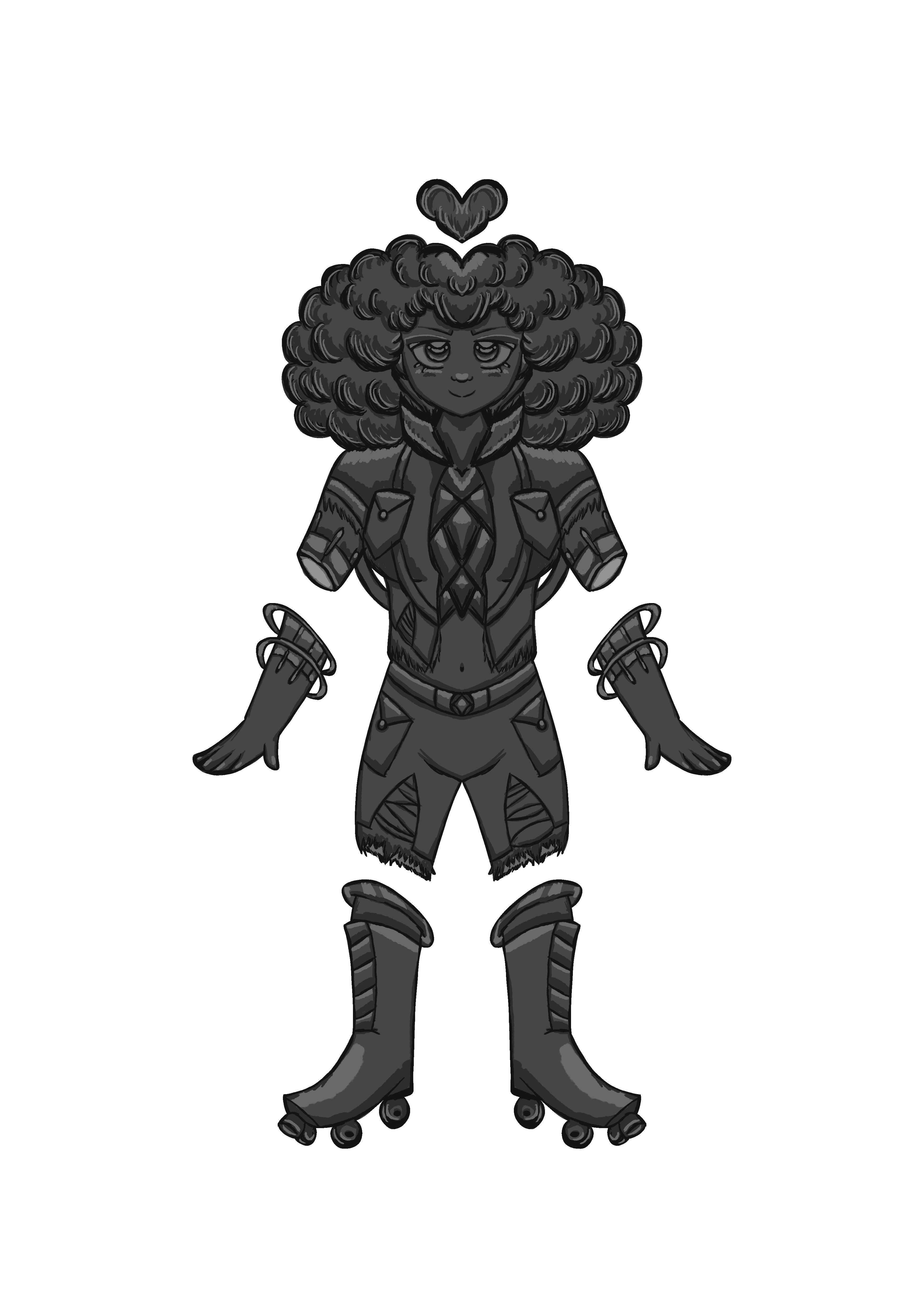 Greyscale Character.