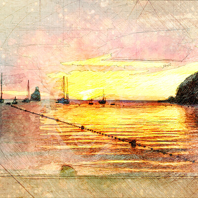 And3d benirax puesta de sol
