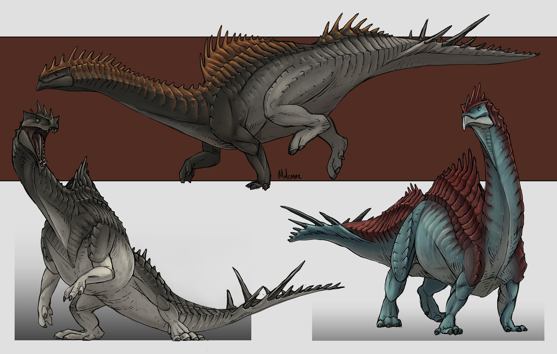 Artstation carnivorous sauropod