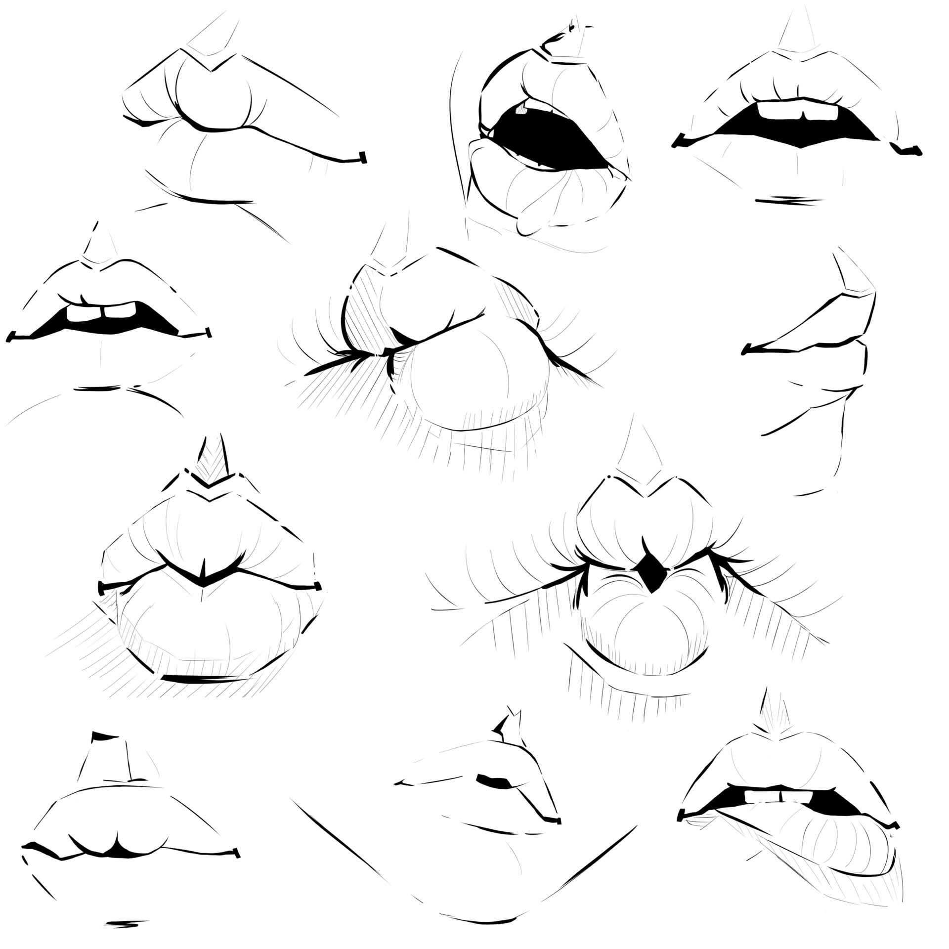 ArtStation - Mouth anatomy study