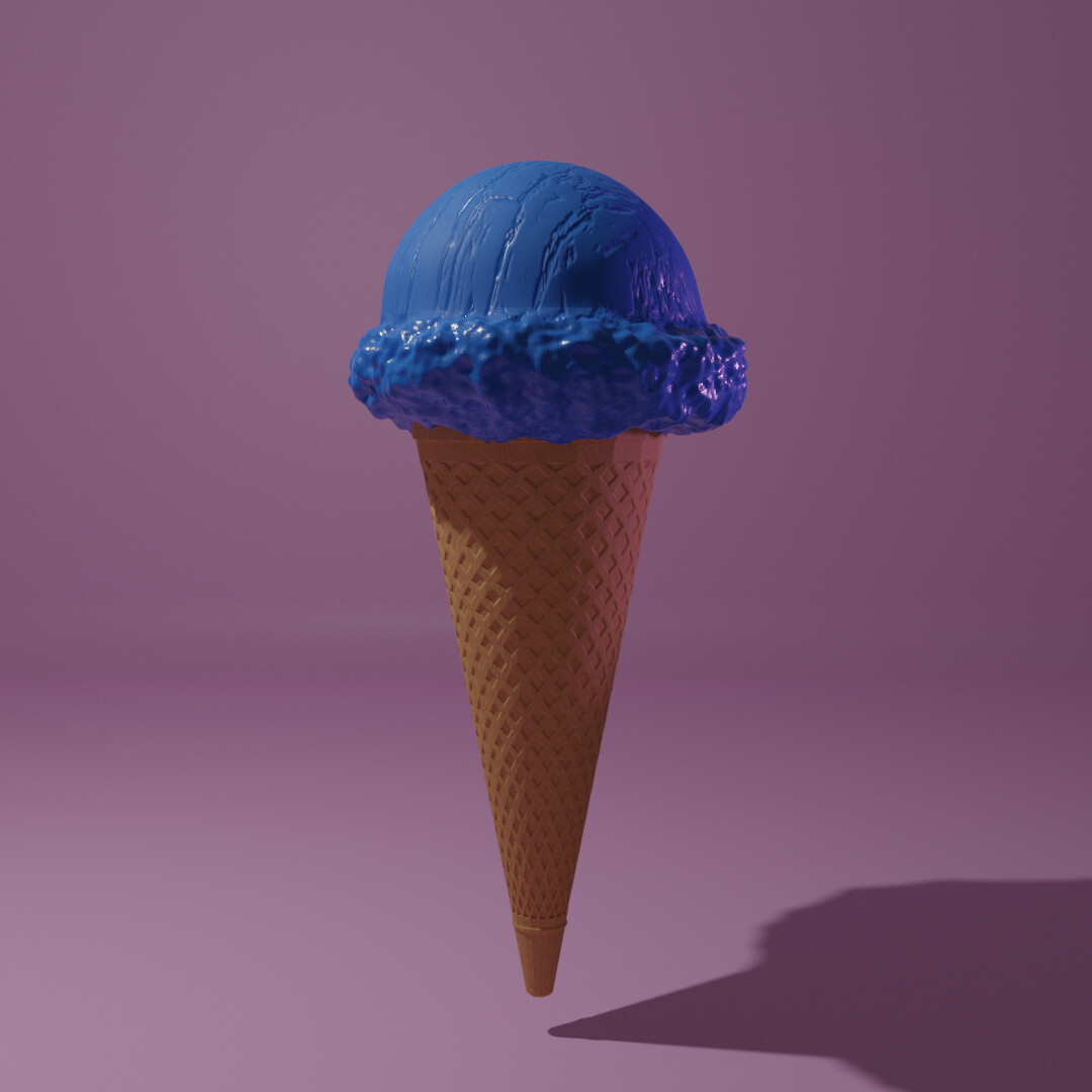 ArtStation Bubble Gum Ice Cream