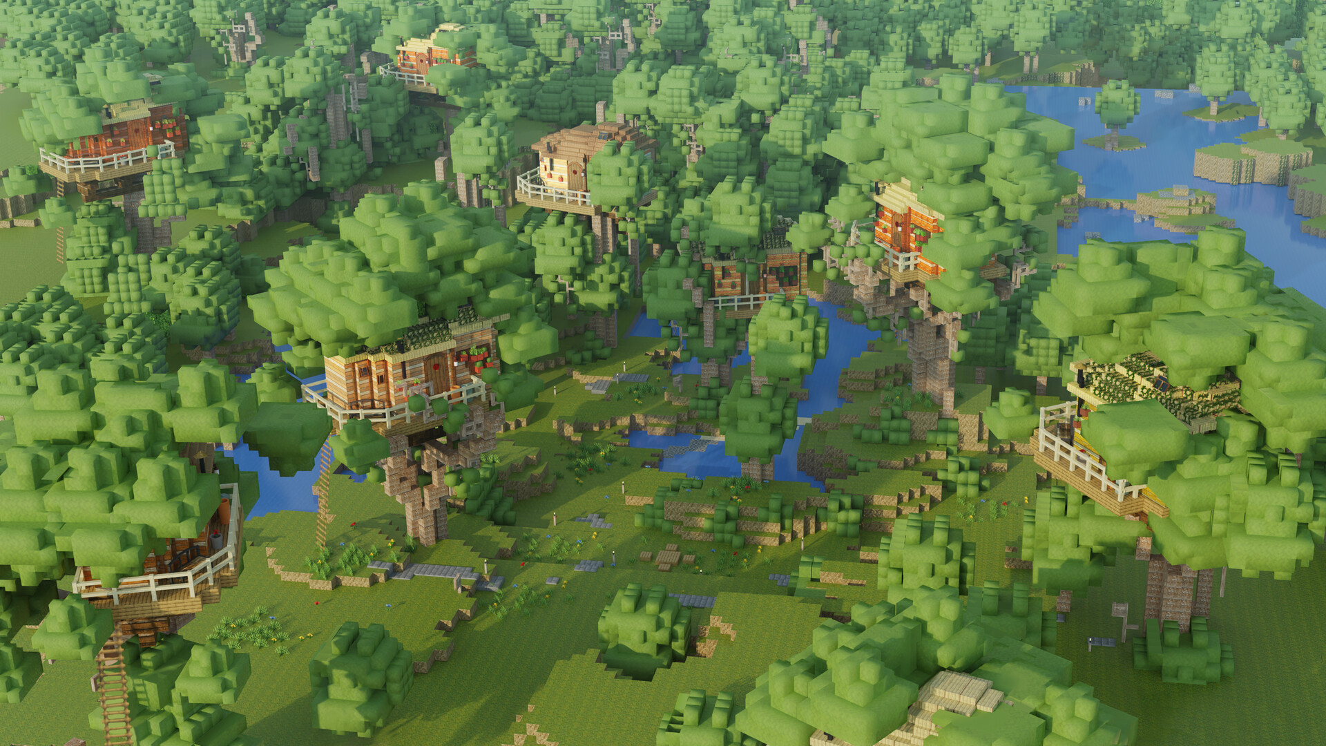 ArtStation - Casa na Árvore - Minecraft