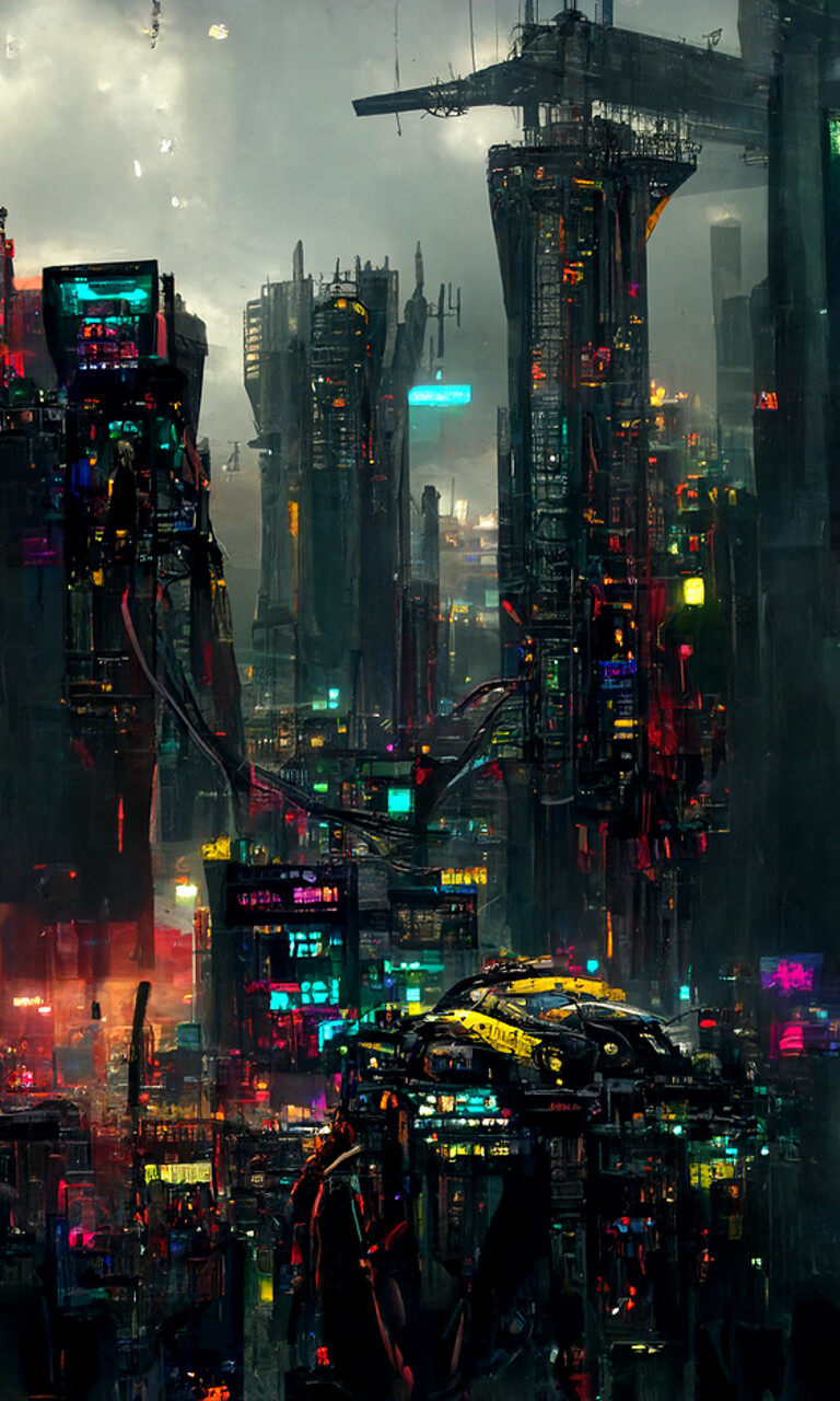 ArtStation - Cyberpunk city