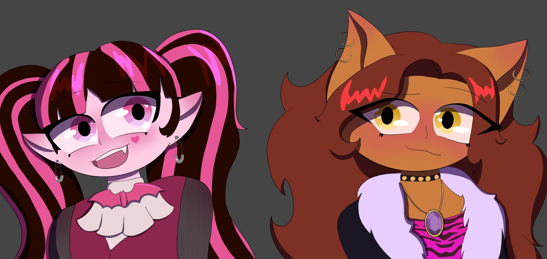 Draculaura store x clawdeen