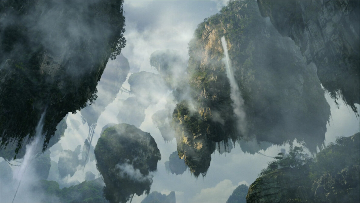 Creation of some of the Floating mountains to later also be used in DMP.