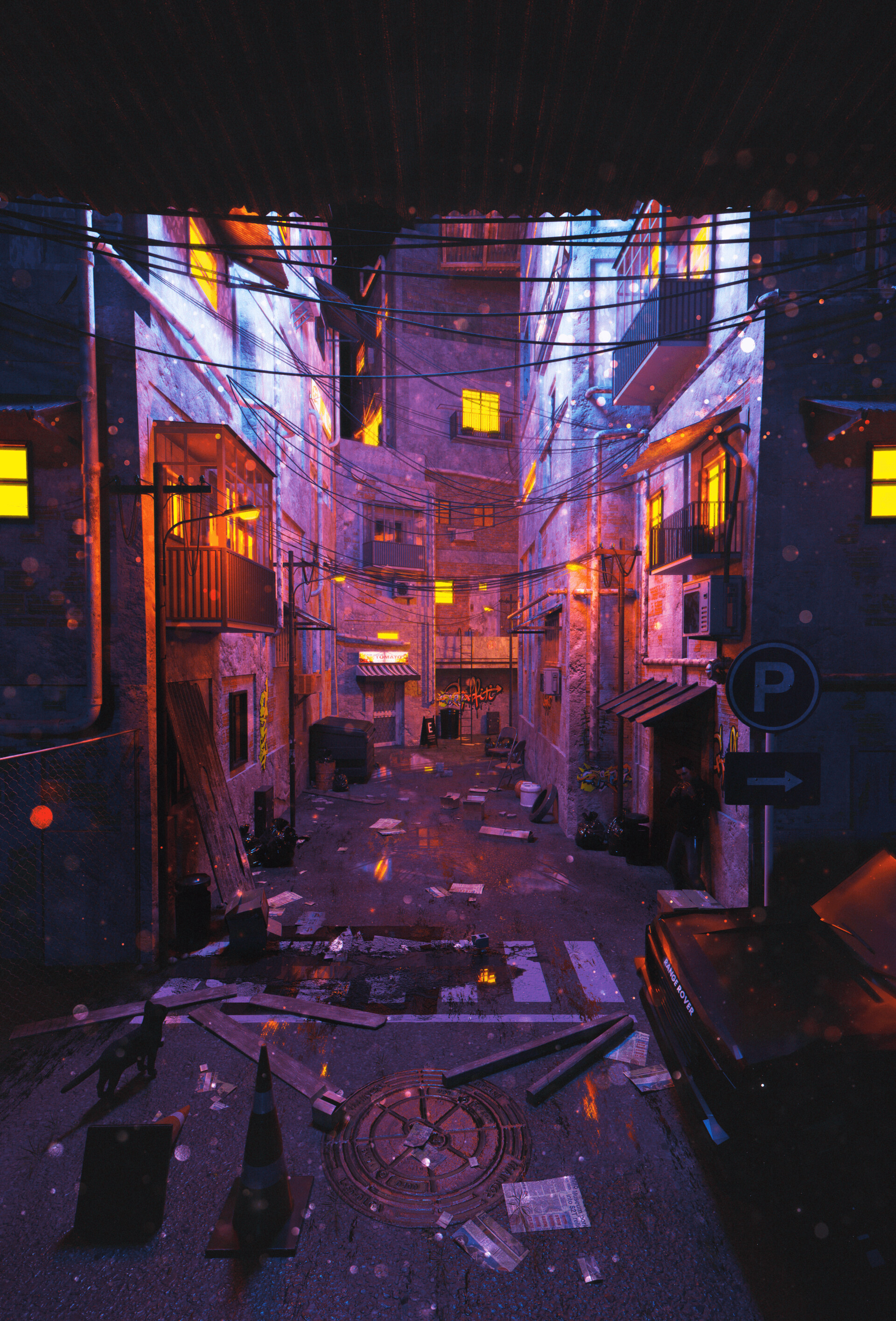 ArtStation - The Alley