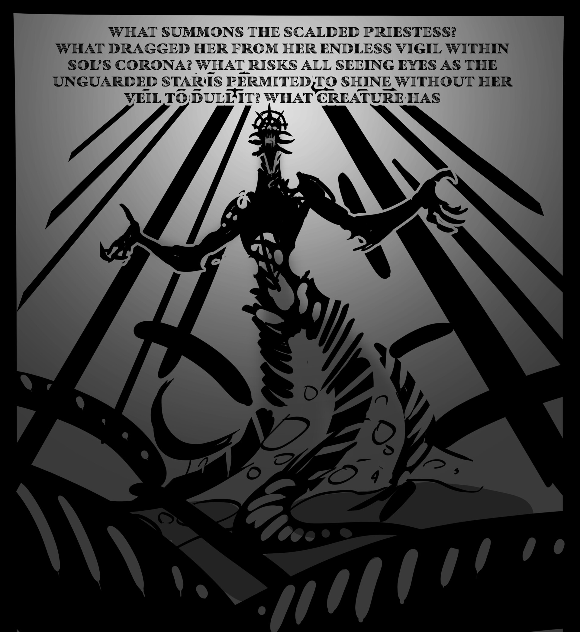 Marieke Douma Cultist Concept and a variety of goofy doodles