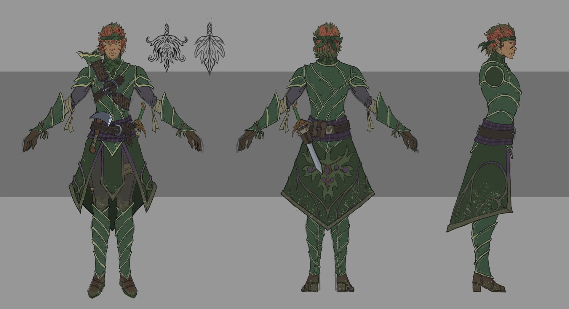ArtStation HalfElf Ranger Character Design