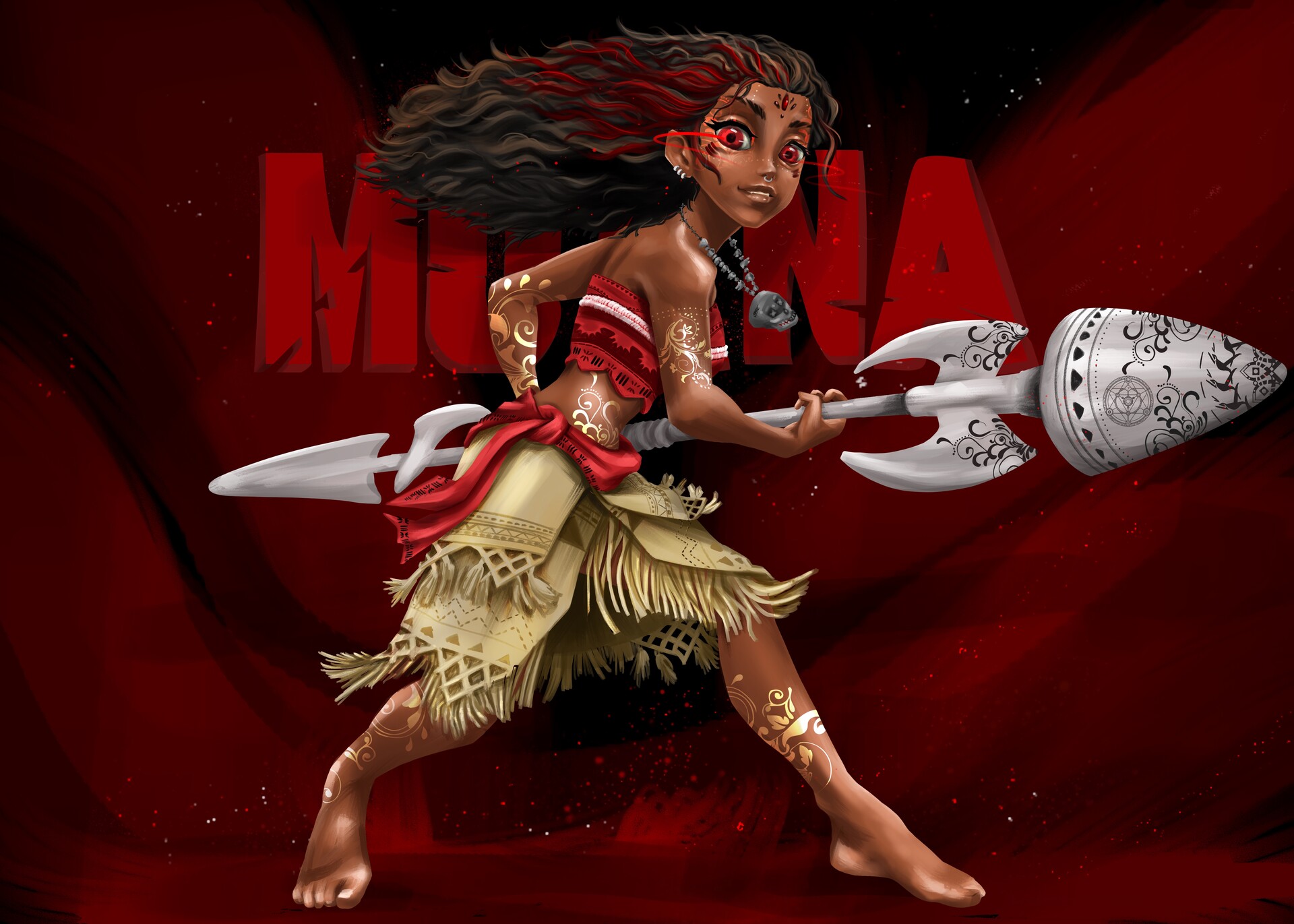 ArtStation MOANA “EVIL VOYAGER”