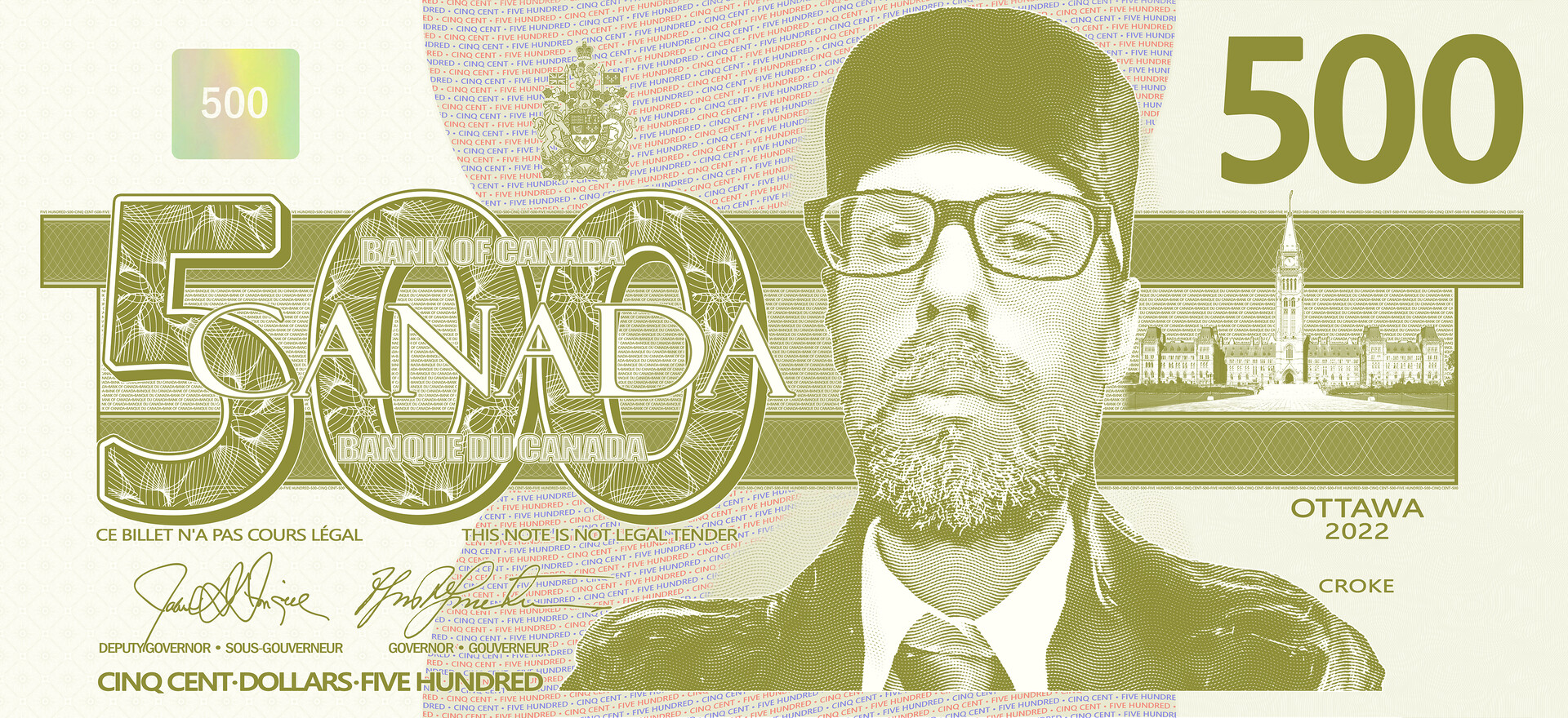 ArtStation - Canada $500 Note