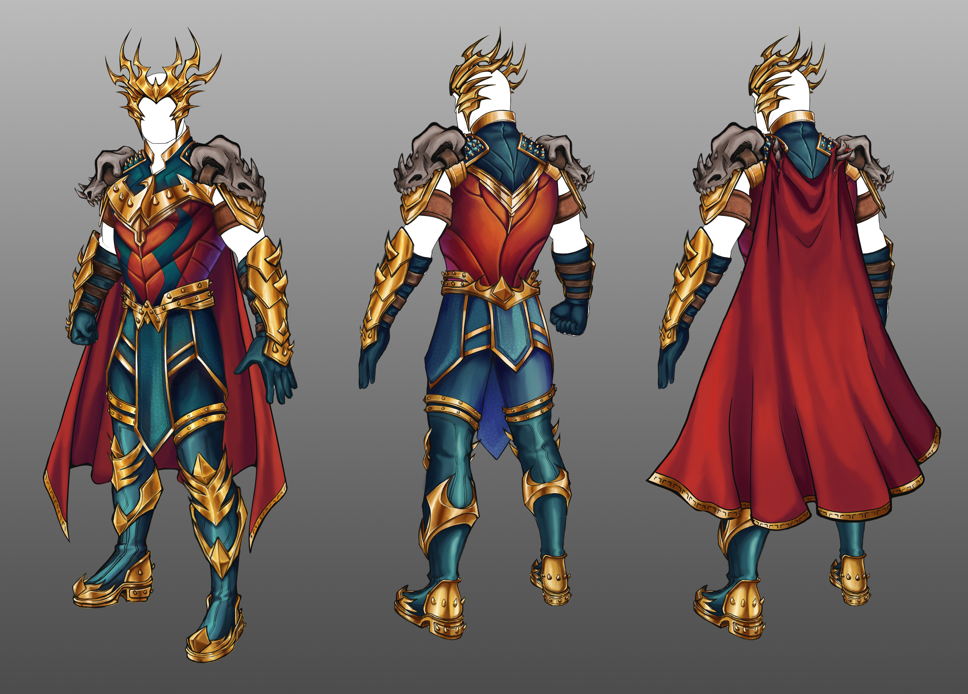 Male version of the Death Metal Wonder Woman Gear Suit.