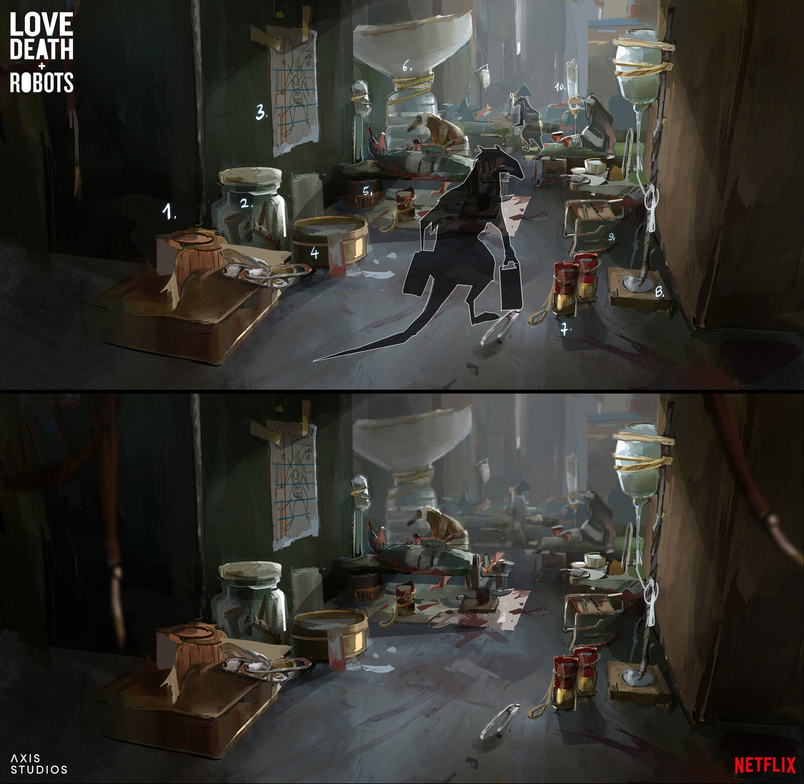 Rat Hospital 02 - Moving forward, changing the scale and adding a bit more details