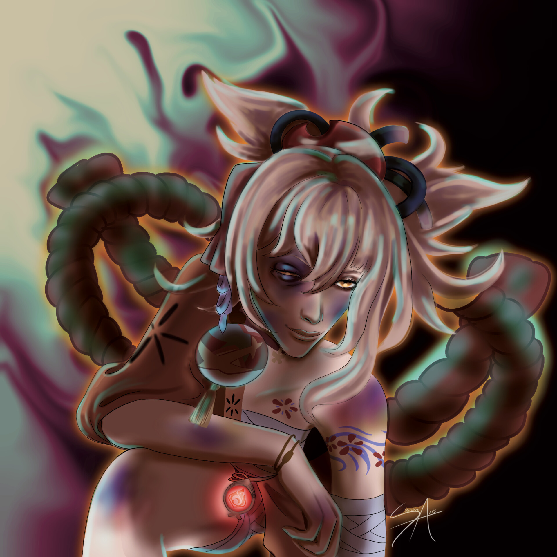 ArtStation GoreTober Yoimiya