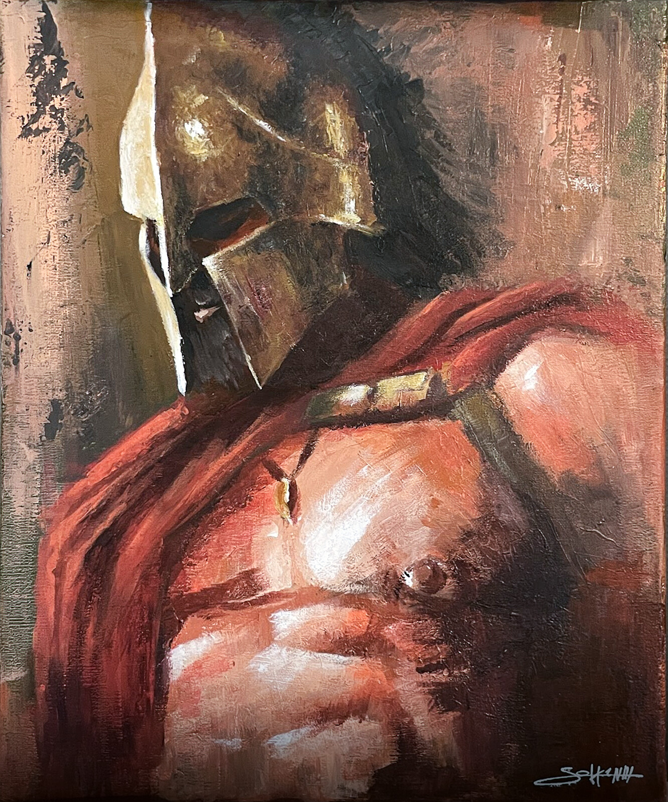 Spartan Acrylic painting
