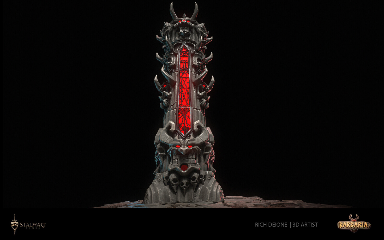 "Blood Altar" featured in one of the levels of Barbaria