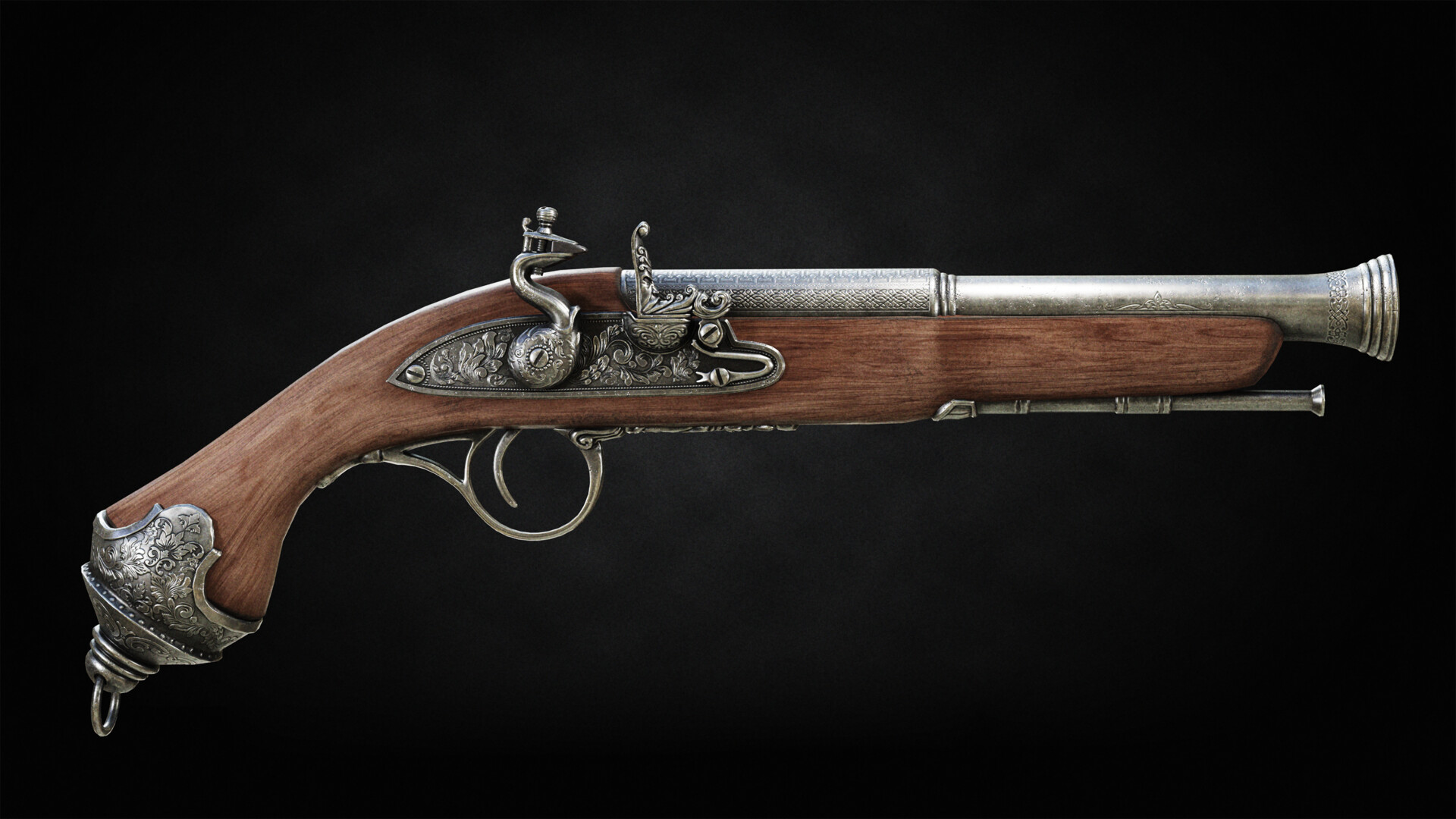 ArtStation Flintlock pistol